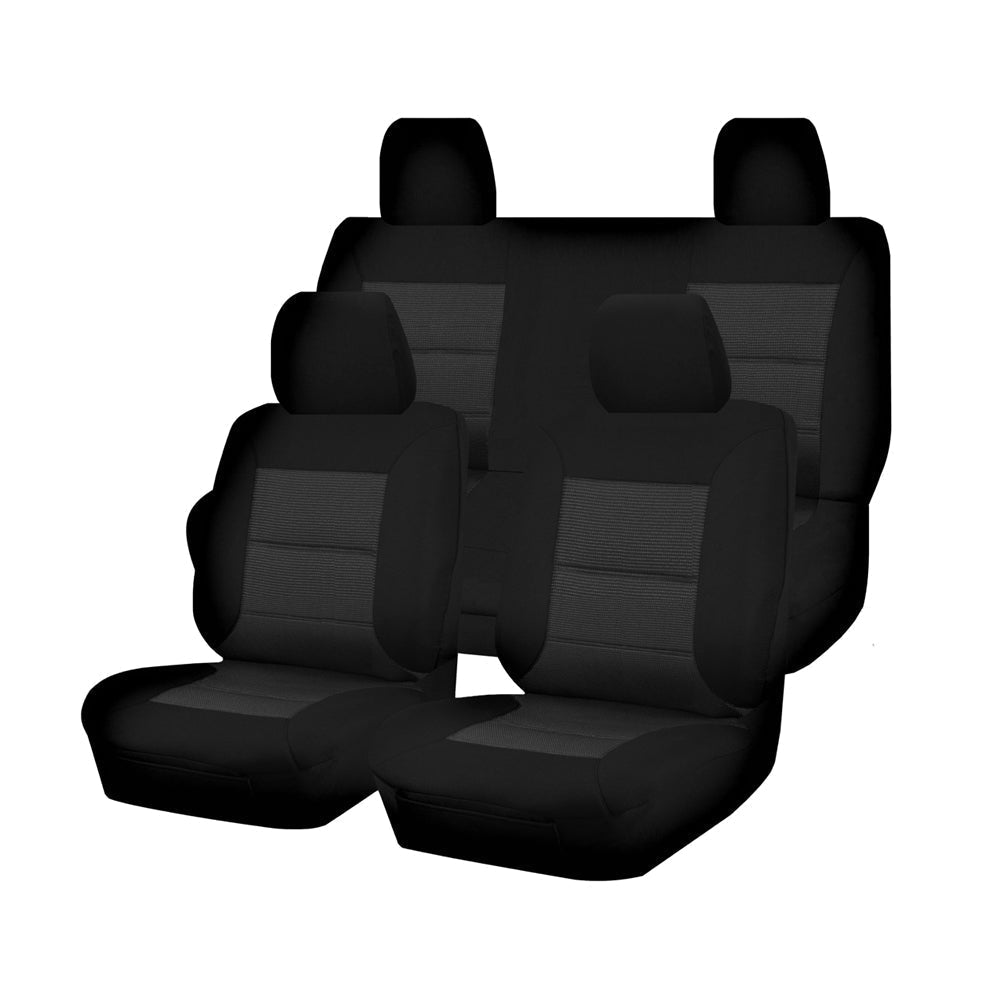 Premium Jacquard Seat Covers - For Nissan Frontier D23 Series Dual Cab (2015-2017)