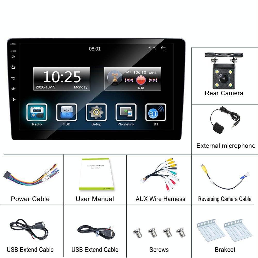 7 Inch Carplay Car Mp5 Player + 4 Light Camera - C7001