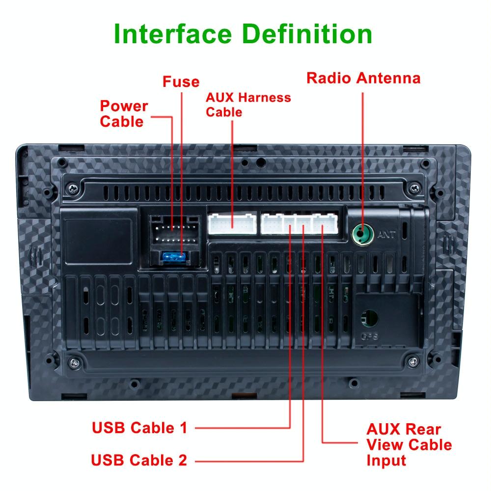 7 Inch Carplay Car Mp5 Player + 4 Light Camera - C7001