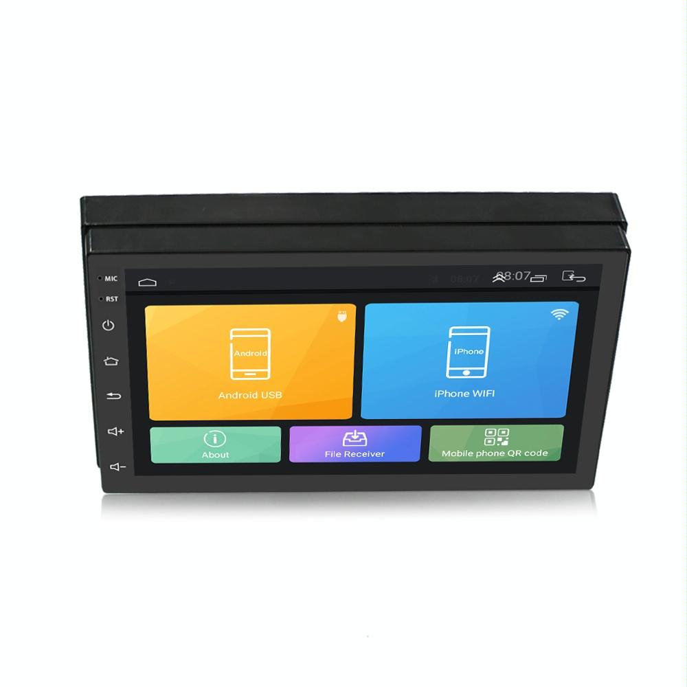 7 Inch Android Car Navigation Mp5 Player With Gps Bluetooth And Camera - Universal Fit