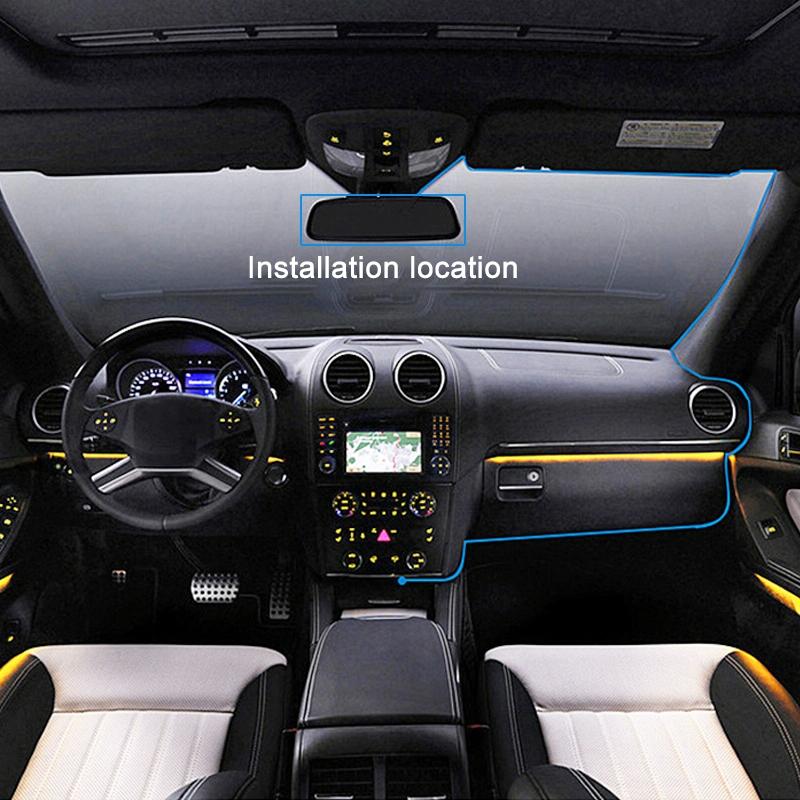 9.66 Fhd Ips Touch Screen Car Dvr with Starlight Night Vision