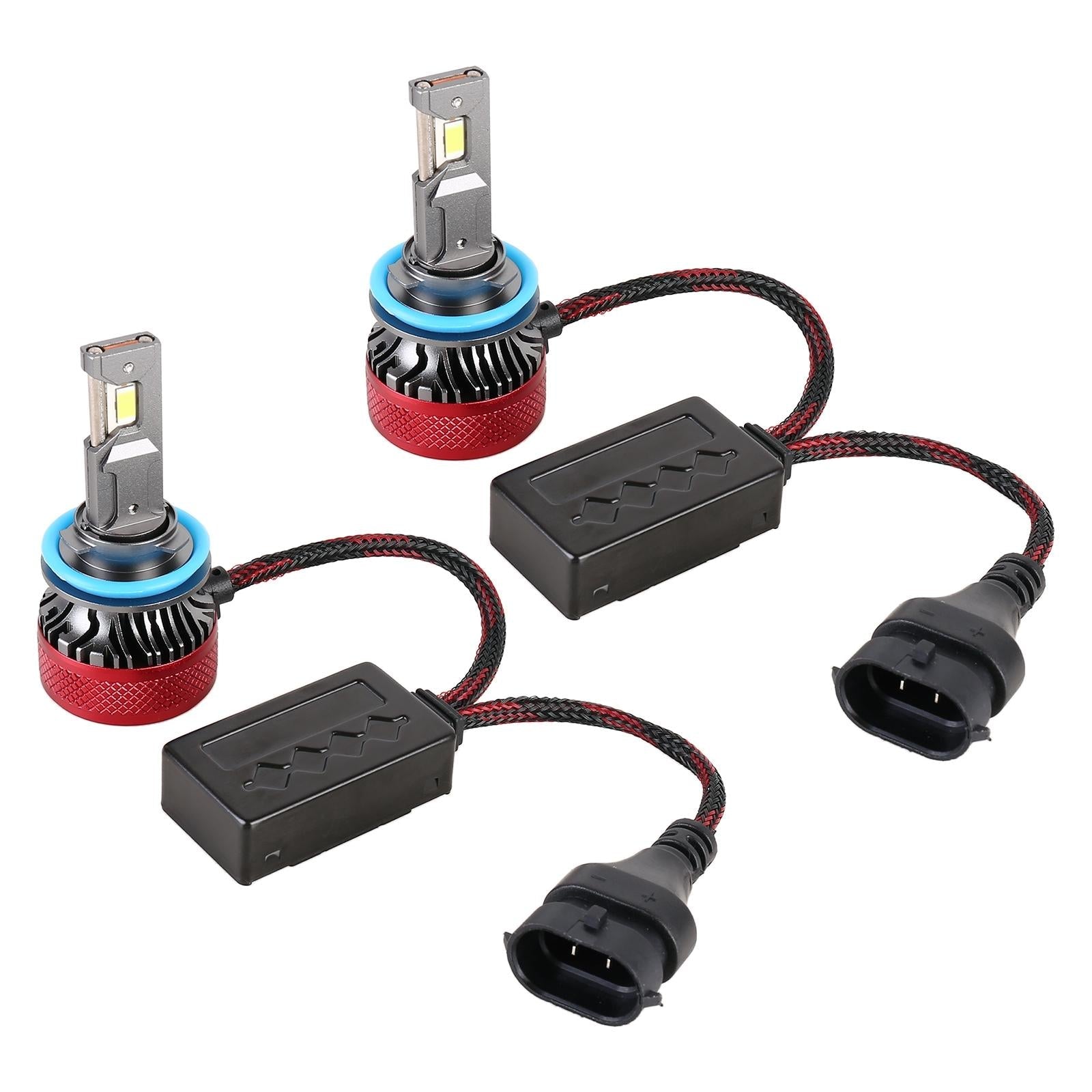 1 Pair H8 / H11 Dc12V 65W 6000K 6500Lm Led Car Headlights