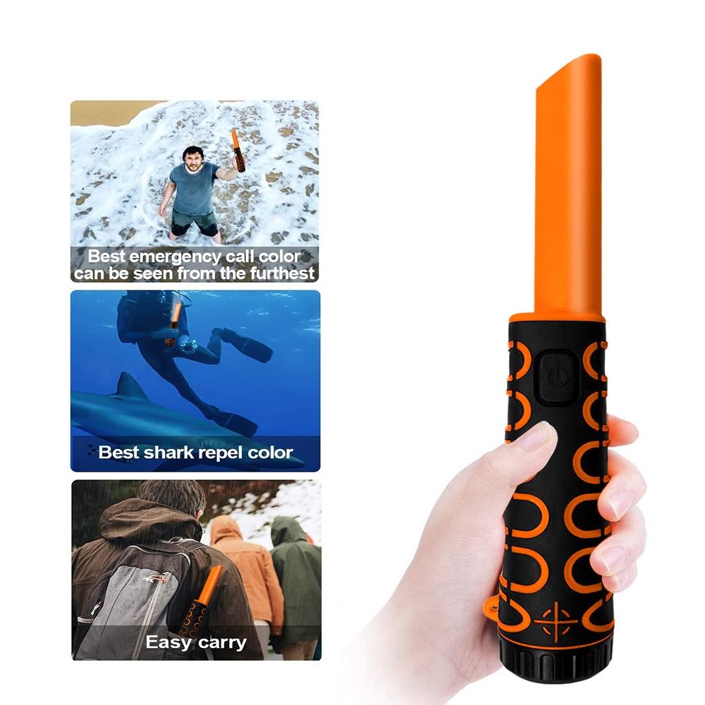 High Sensitivity Underwater Metal Detector - Ip68 Waterproof & Convenient - Orange