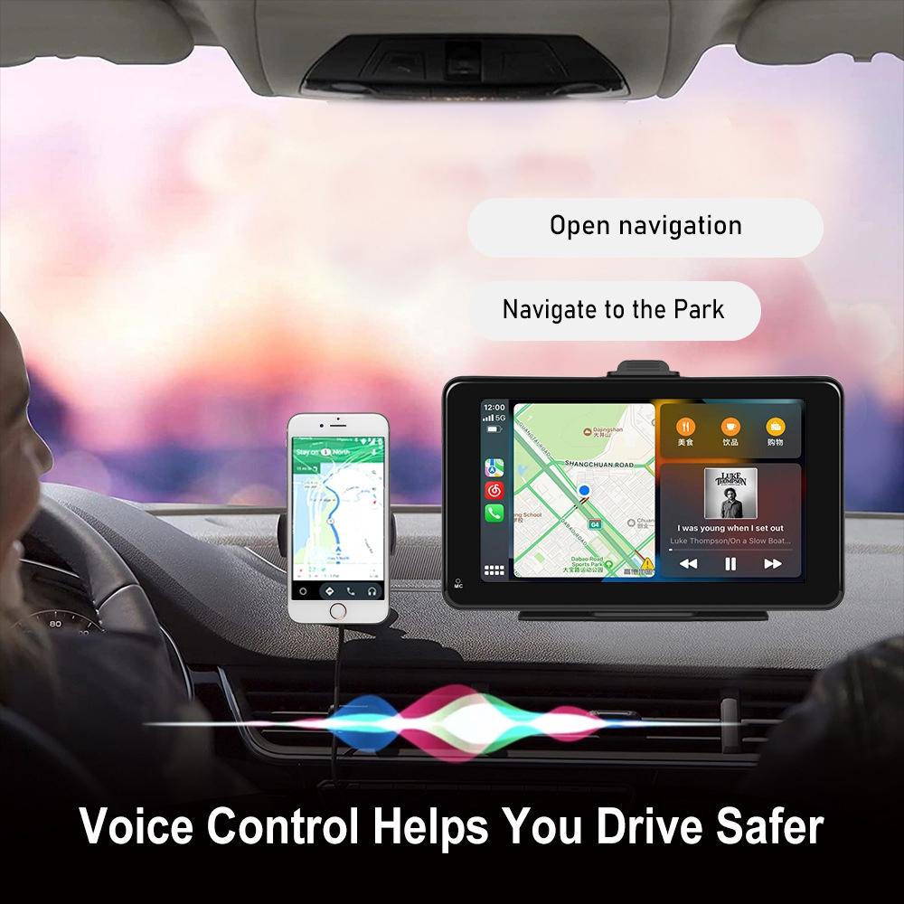 7 Inch Hd Smart Screen With Wireless Carplay & Android Auto - No Camera