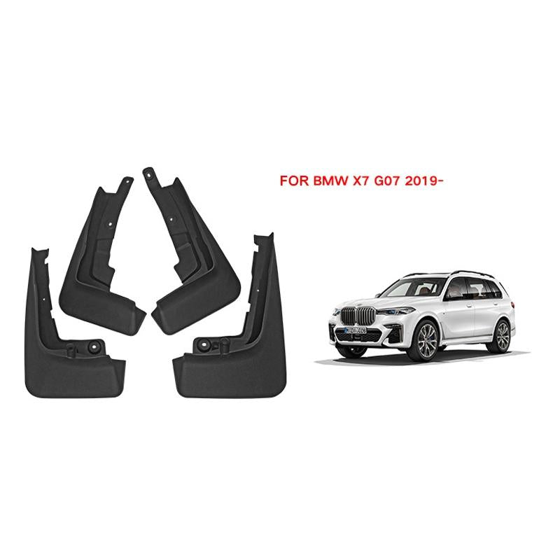 For Bmw X7 2019-2023 4Pcs / Set Car Auto Soft Plastic Splash Flaps Fender Guard With Pedals