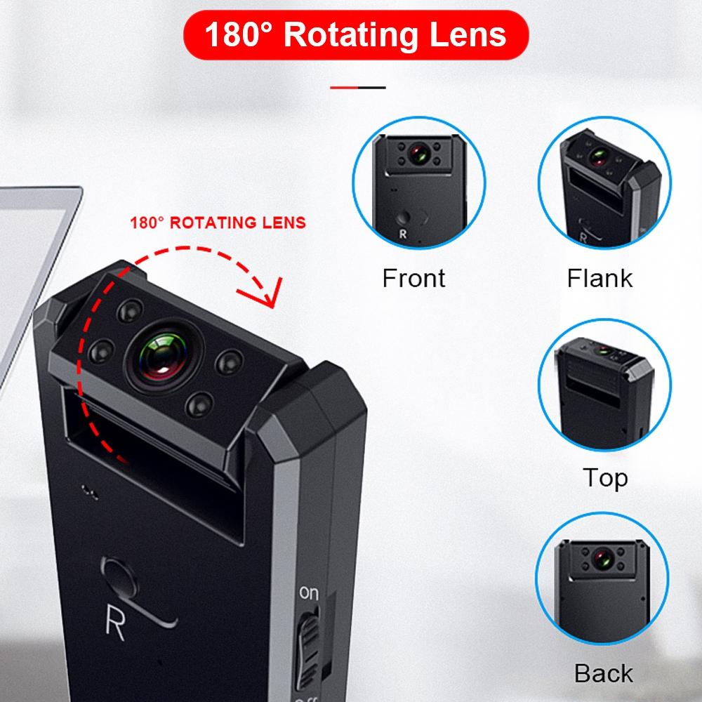 120 Degree Recorder Mini Hd Wifi Camera With Infrared Night Vision