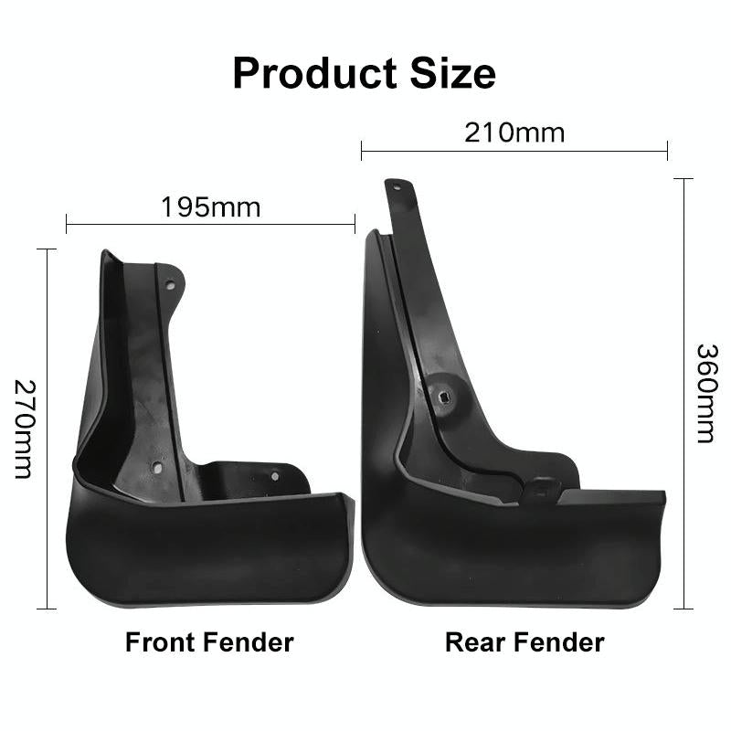 For Honda Vezel Hrv Sport 2019-2021 4Pcs / Set Car Auto Soft Plastic Splash Flaps Fender Guard