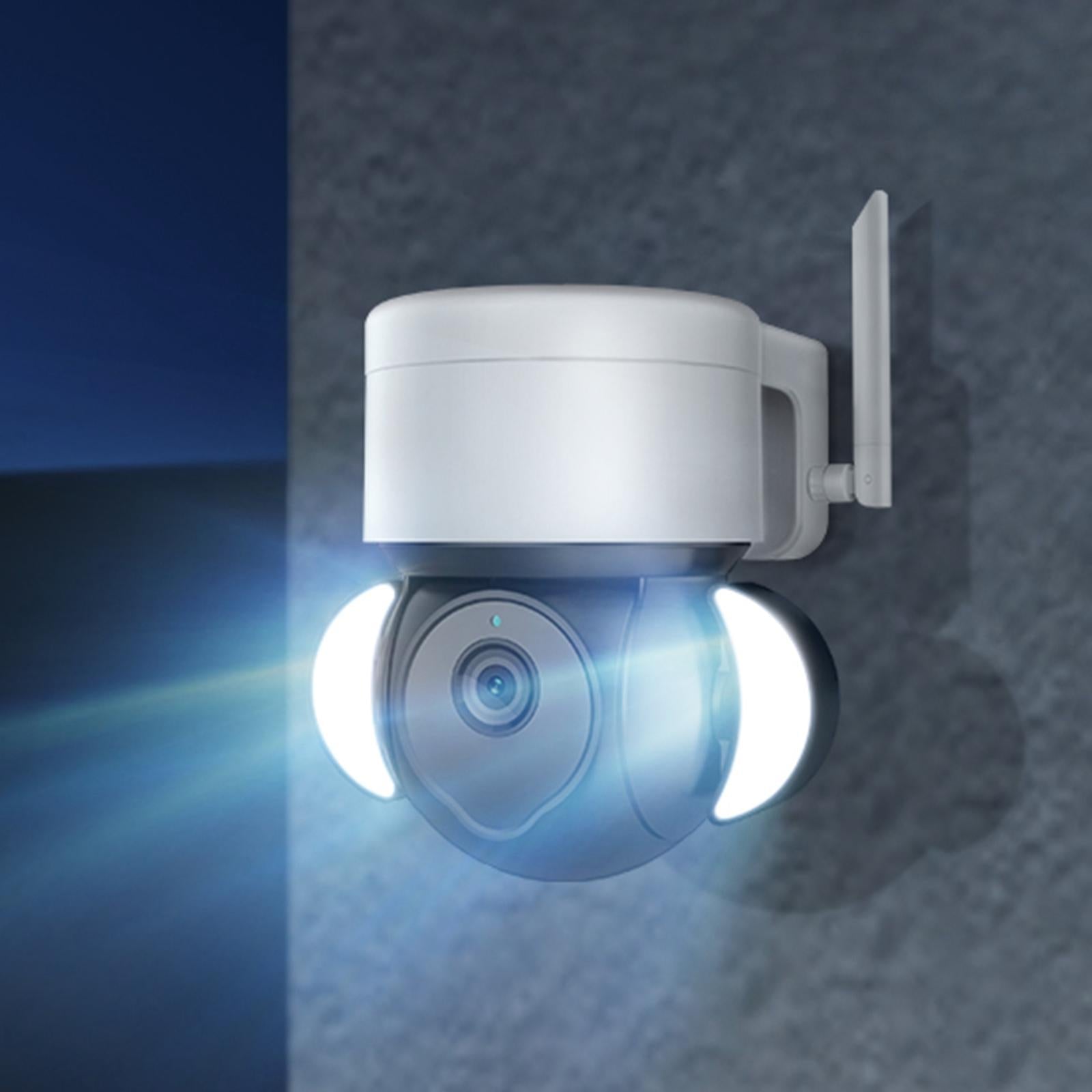 Smart Security Floodlight Camera With 4Mp Resolution Two-Way Audio And Night Vision