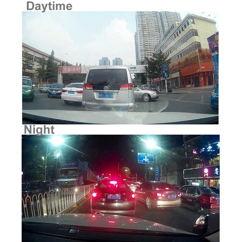 Hd Dual Camera Car Recorder with Infrared Night Vision - F9