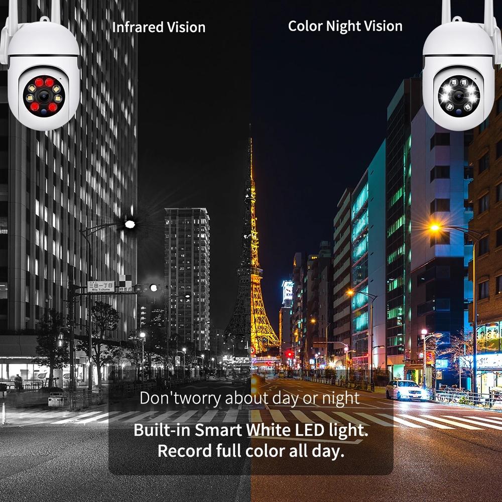 Wireless Hd Smart Camera With Night Vision & Two-Way Audio - 16G Memory