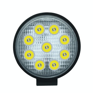 6.7W White Light Round - Shaped Waterproof Car Boat Marine Work Lights Spotlight Led Bulbs Dc 9 - 30V