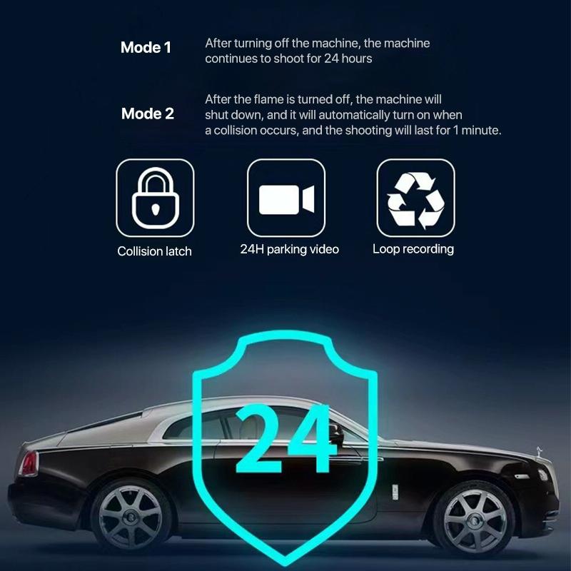 Hd Night Vision Car Recorder with Wifi & Mobile App Support