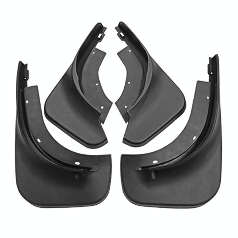 For Volkswagen Touareg 2005-2010 4Pcs / Set Car Auto Soft Plastic Splash Flaps Fender Guard Without Wheel Eyebrow