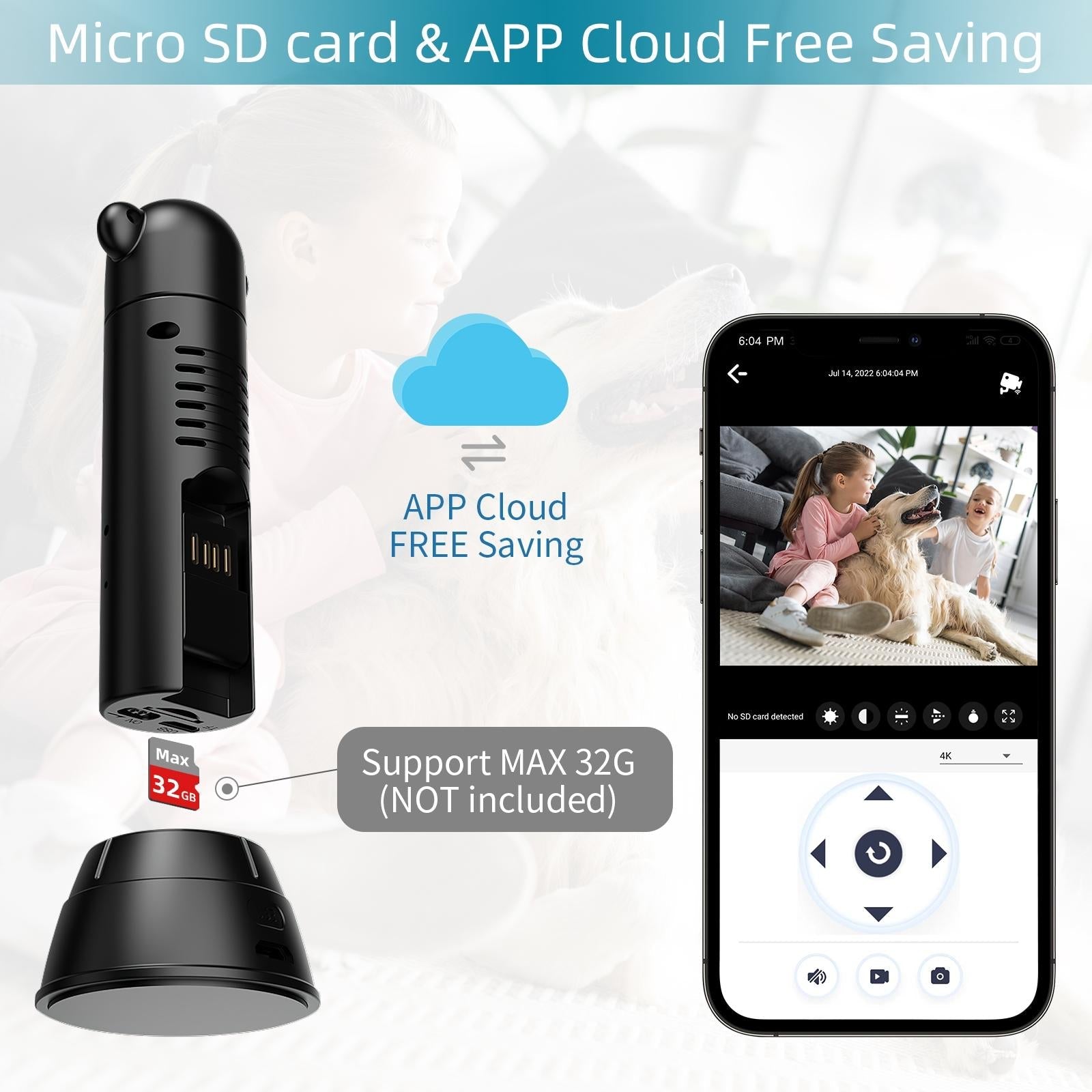 Mini Infrared Camera With Remote For Home Security