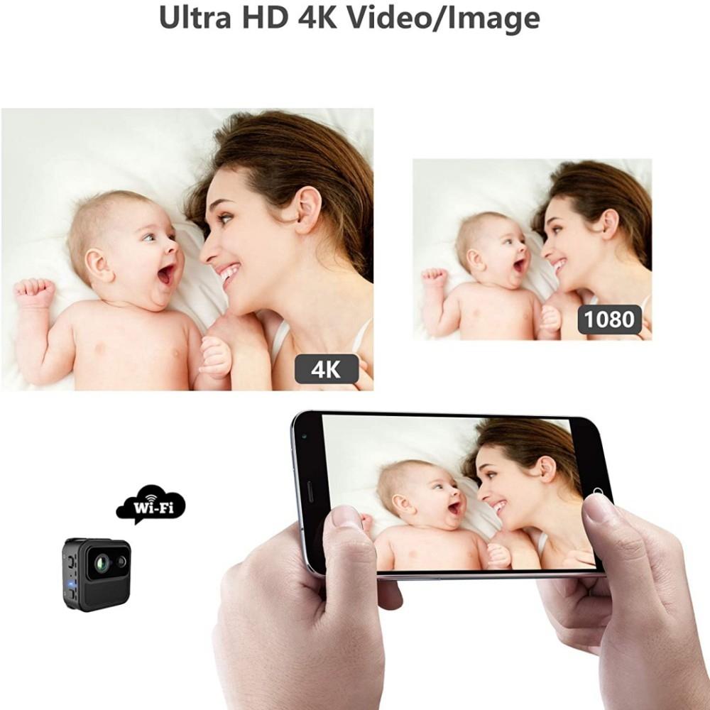 Portable Wifi Camera With Remote Monitoring And Night Vision