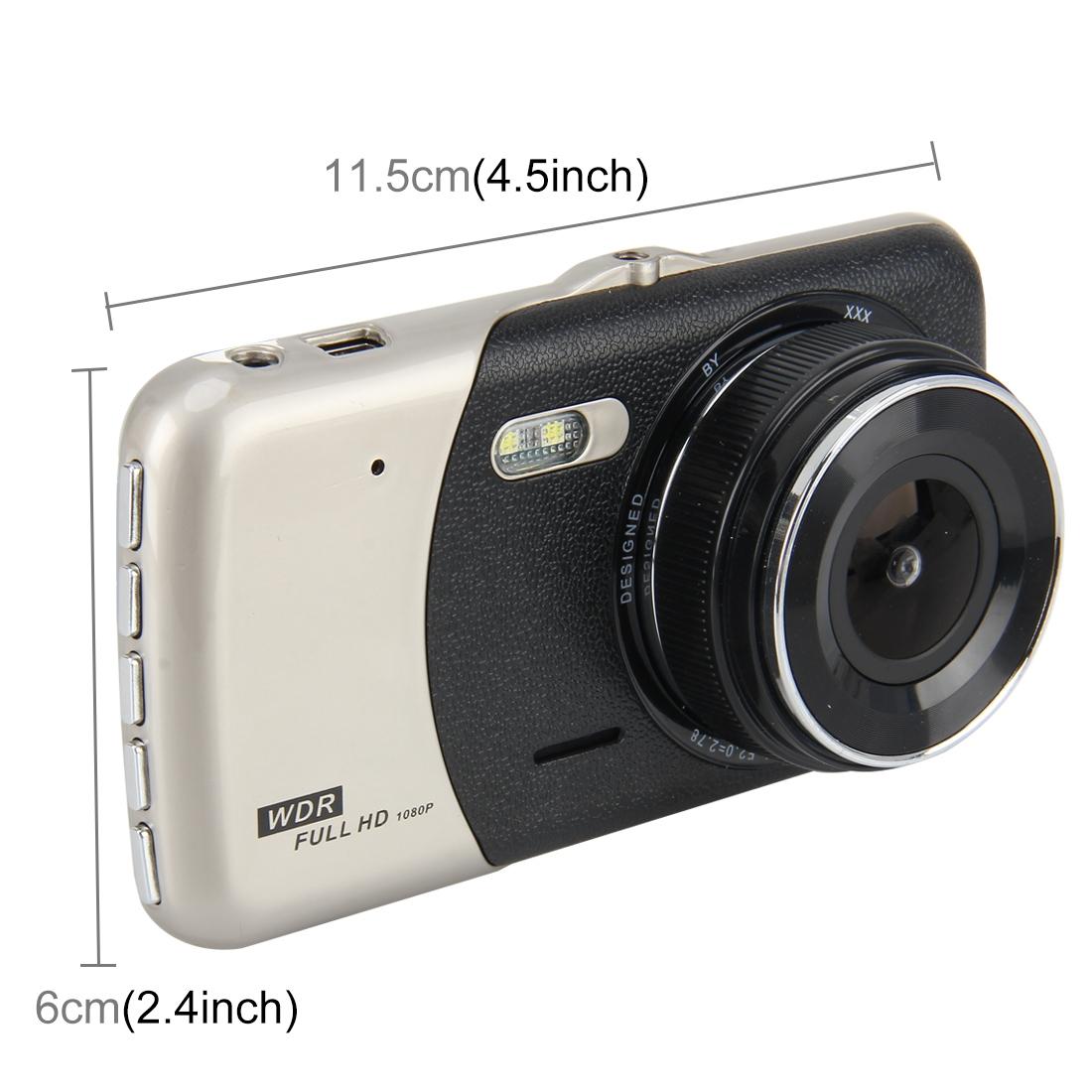 4 Hd Car Recorder with F2.0 Camera - Hd Display Video Recording
