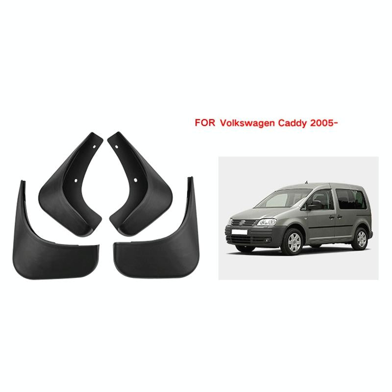For Volkswagen Caddy 2005 4Pcs / Set Car Auto Soft Plastic Splash Flaps Fender Guard