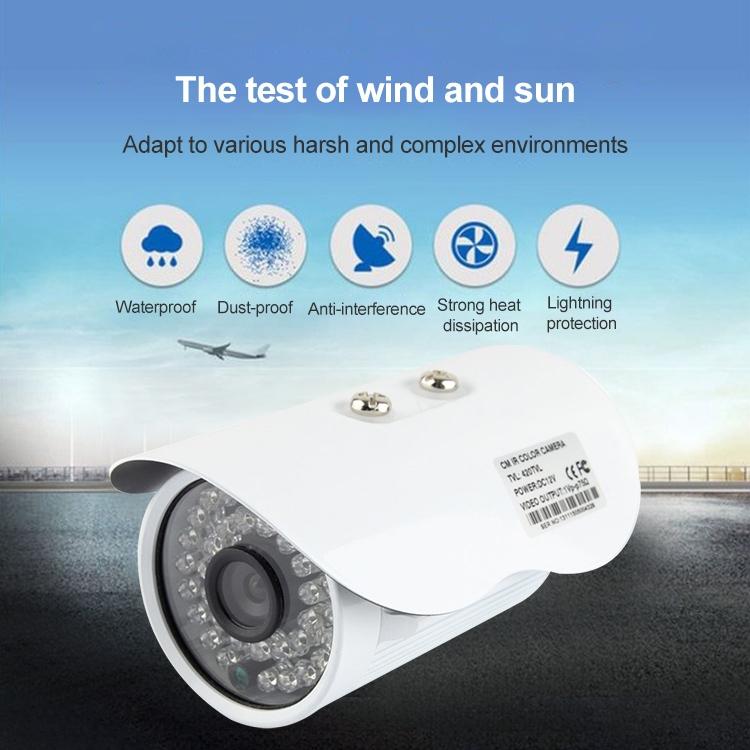 36 Led Infrared Camera With 6Mm Lens - 20M Ir Distance - Metal Material