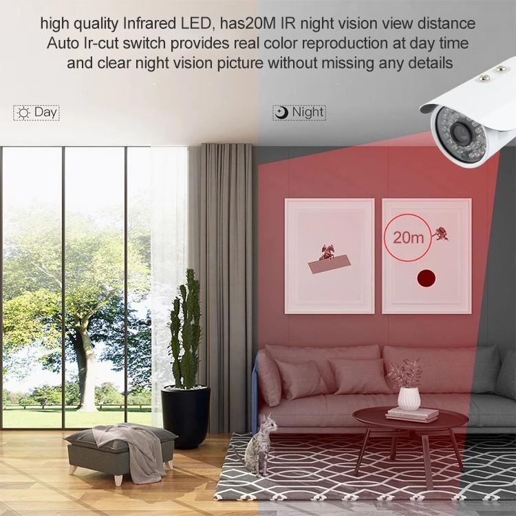 36 Led Infrared Camera With 6Mm Lens - 20M Ir Distance - Metal Material