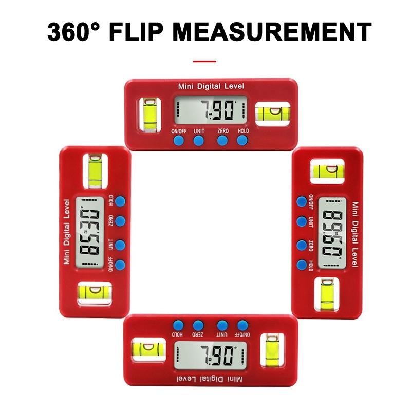 Mini Digital Magnetic Spirit Level - 100mm
