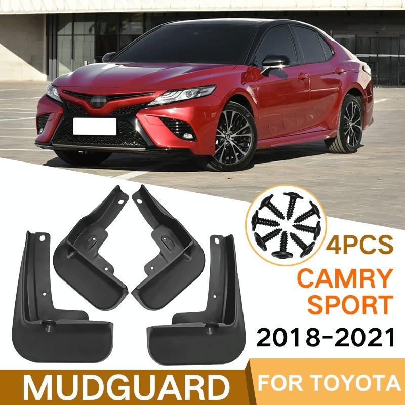 For Toyota Camry Sport 2018-2021 4Pcs / Set Car Auto Soft Plastic Splash Flaps Fender Guard