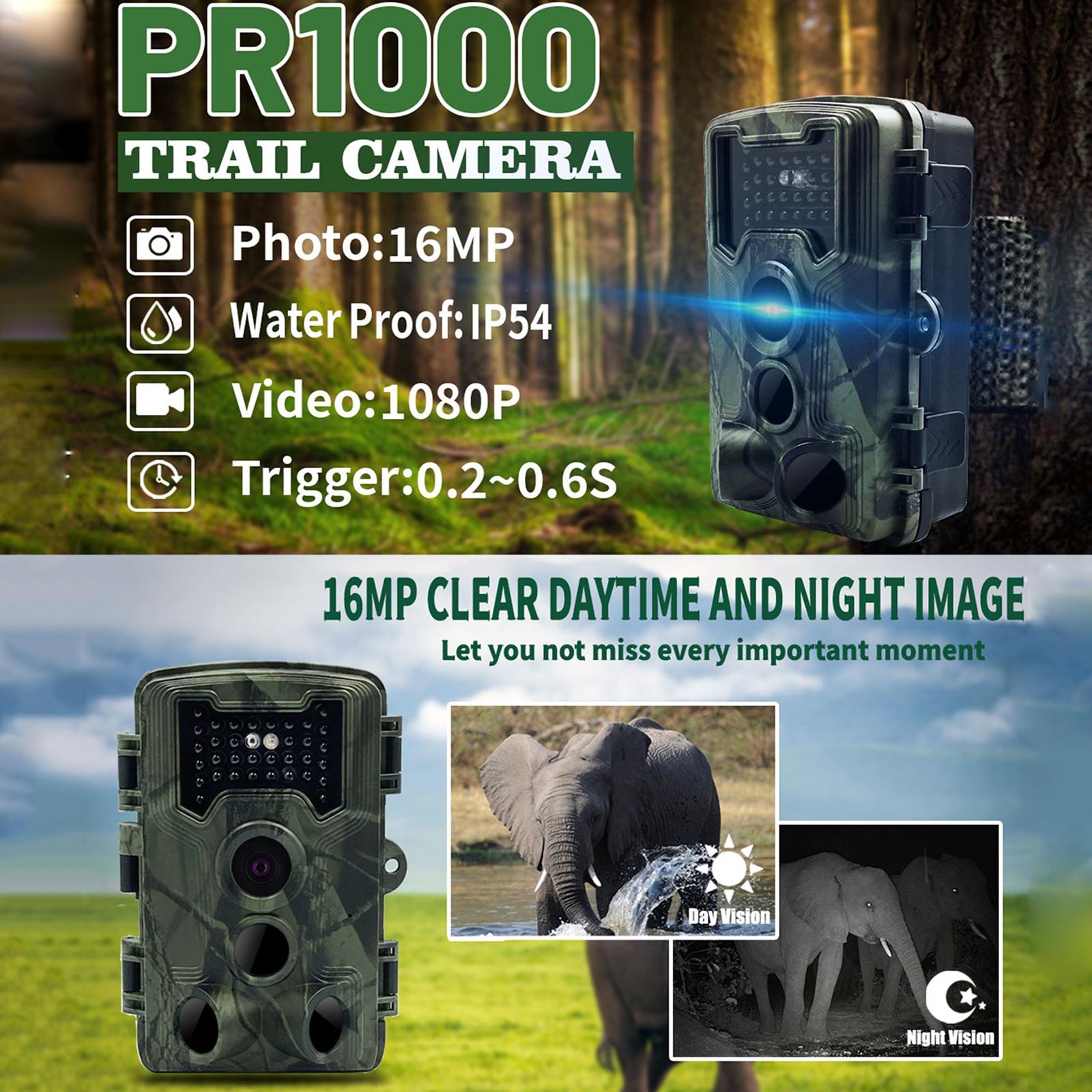 2 Lcd Infrared Trail Camera With Night Vision For Wildlife Hunting