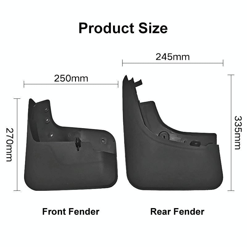 For Volkswagen Tiguan 2005-2016 4Pcs / Set Car Auto Soft Plastic Splash Flaps Fender Guard