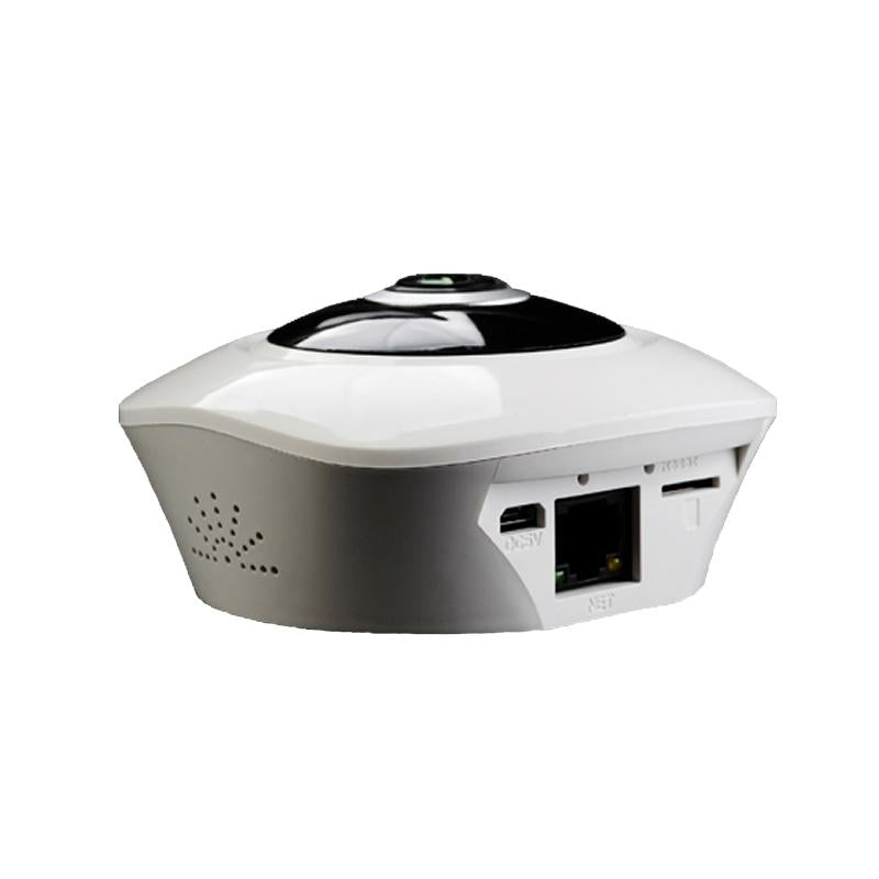 360 Degree Infrared Ip Camera With 1.3Mp Lens - Motion Detection E-Mail Alarm Tf Card App Push - 10M Ir Distance