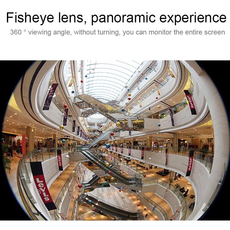 360 Degree Infrared Ip Camera With 1.3Mp Lens - Motion Detection E-Mail Alarm Tf Card App Push - 10M Ir Distance