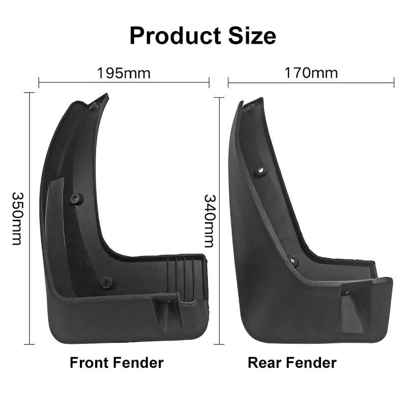 For Kia Kx5 Sportage 2016-2020 4Pcs / Set Car Auto Soft Plastic Splash Flaps Fender Guard