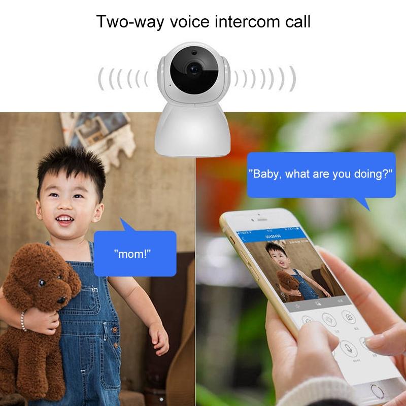 Smart Wifi Camera With Night Vision - 720P Remote Control