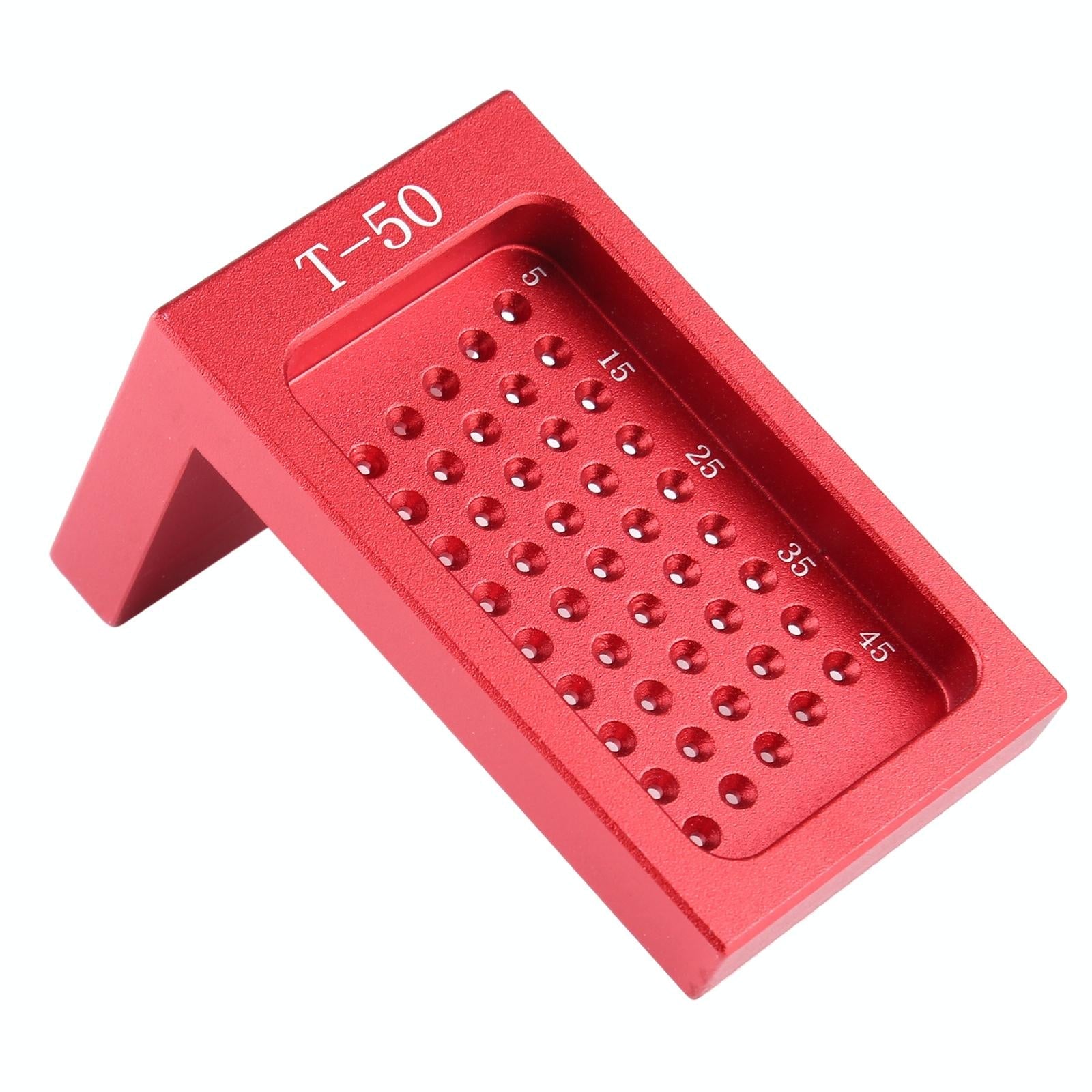 Woodworking L-shaped Ruler for Marking and Fixing - T50 Aluminum Alloy