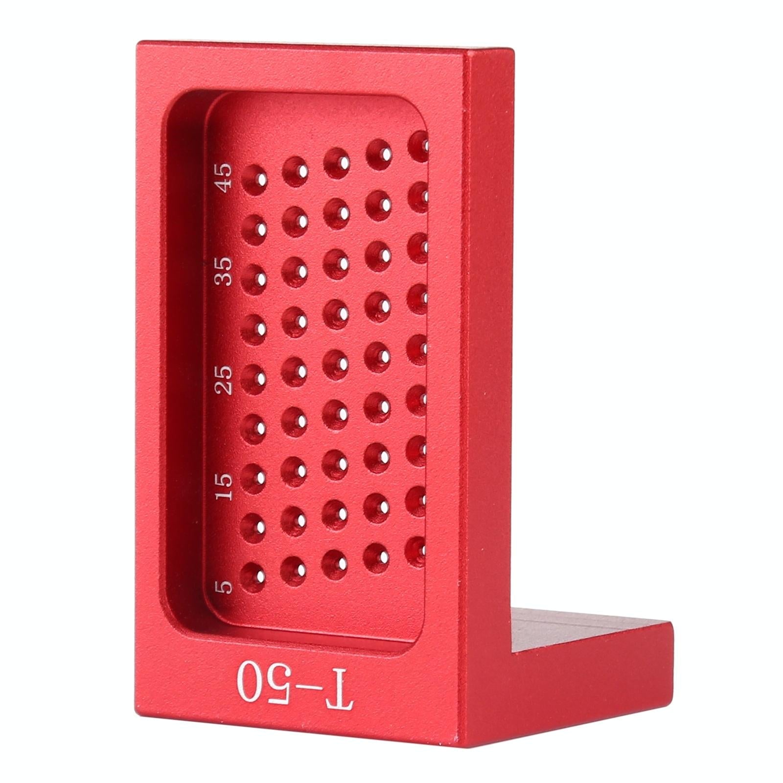 Woodworking L-shaped Ruler for Marking and Fixing - T50 Aluminum Alloy