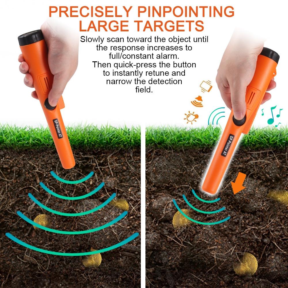 Waterproof Metal Detector with Positioning Rod - Gp-pointer