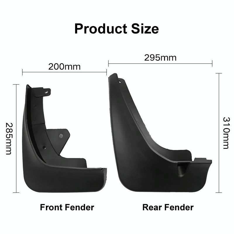 For Mazda Cx-3 2015-2021 4Pcs / Set Car Auto Soft Plastic Splash Flaps Fender Guard