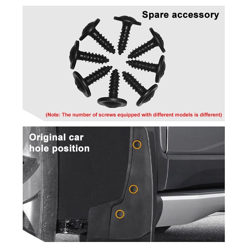 For Jaguar Xf Sport 2016 4Pcs / Set Car Auto Soft Plastic Splash Flaps Fender Guard