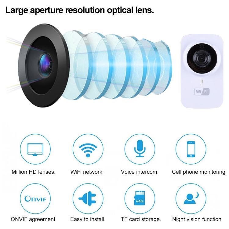 Smart Wireless Wifi Ip Camera With 1.0Mp Two-Way Audio Motion Detection & Night Vision