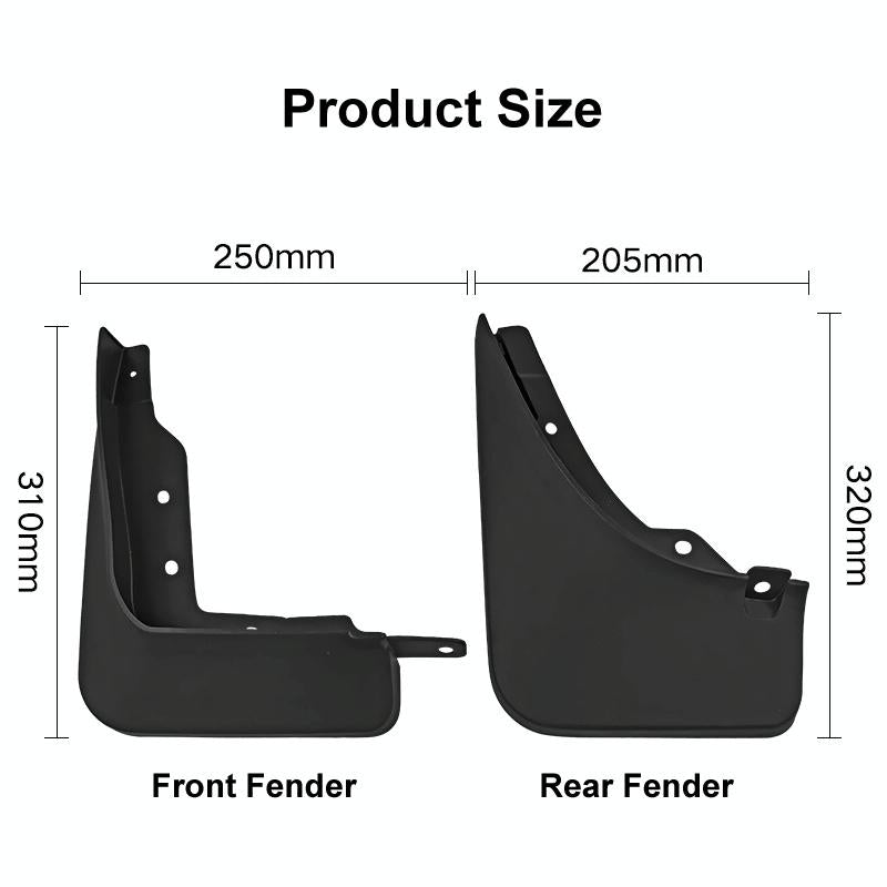 For Mercedes-Benz Glb 2020-2023 4Pcs / Set Car Auto Soft Plastic Splash Flaps Fender Guard