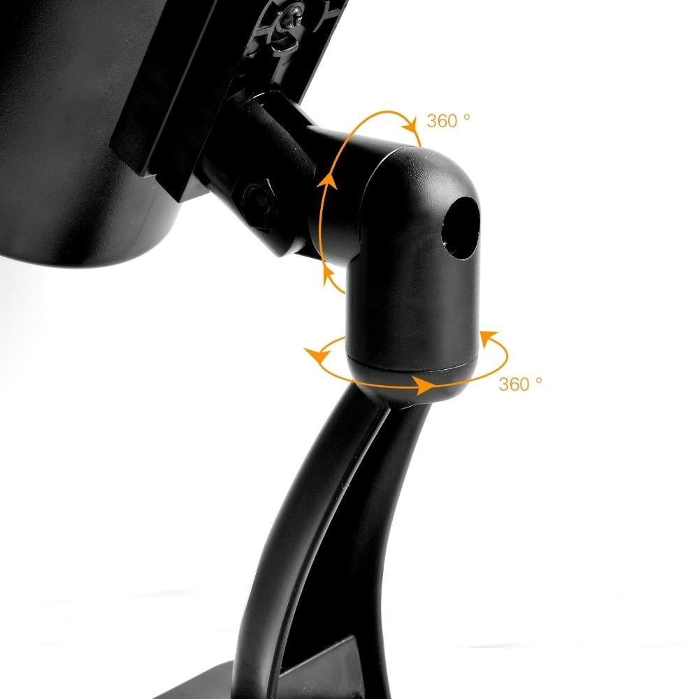 Realistic Dummy Cctv Camera With Flashing Led - Waterproof - Black