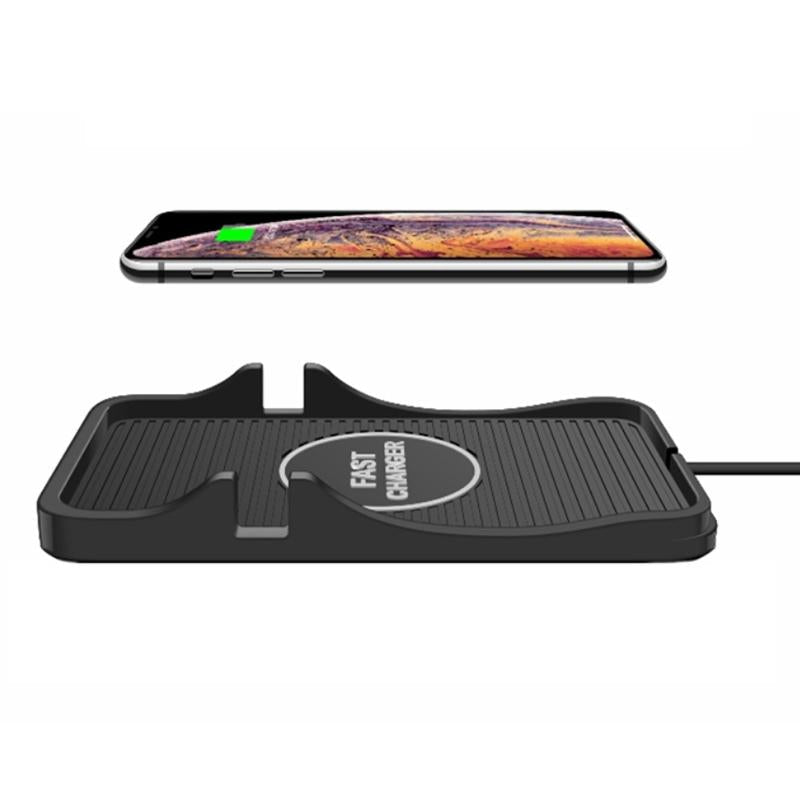 15w Wireless Car Charger for Apple & Android Phones with Type-c Interface