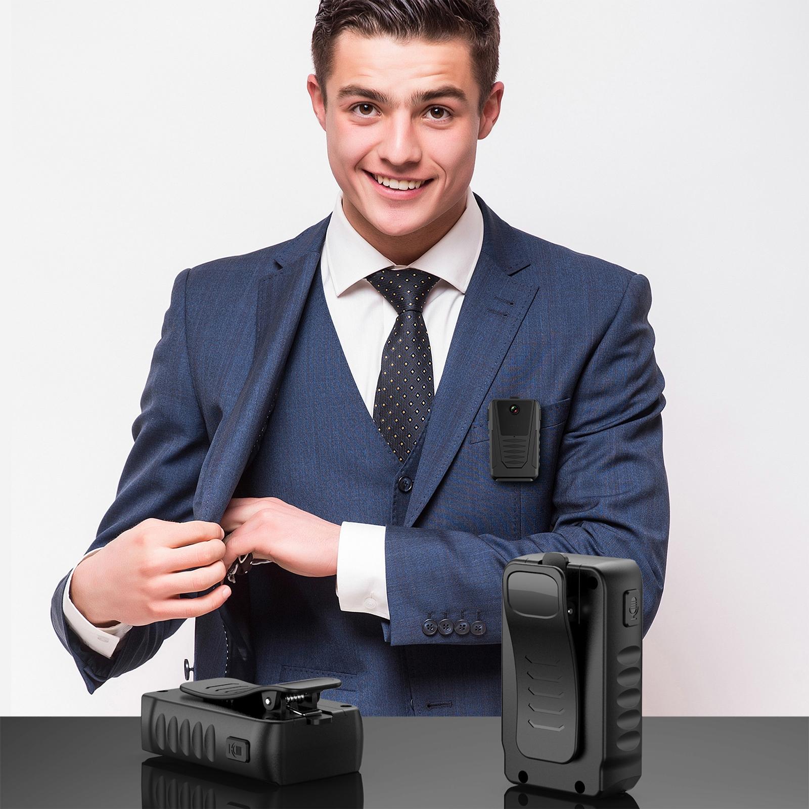 Portable Multifunctional Wearable Camera - 1080P Black