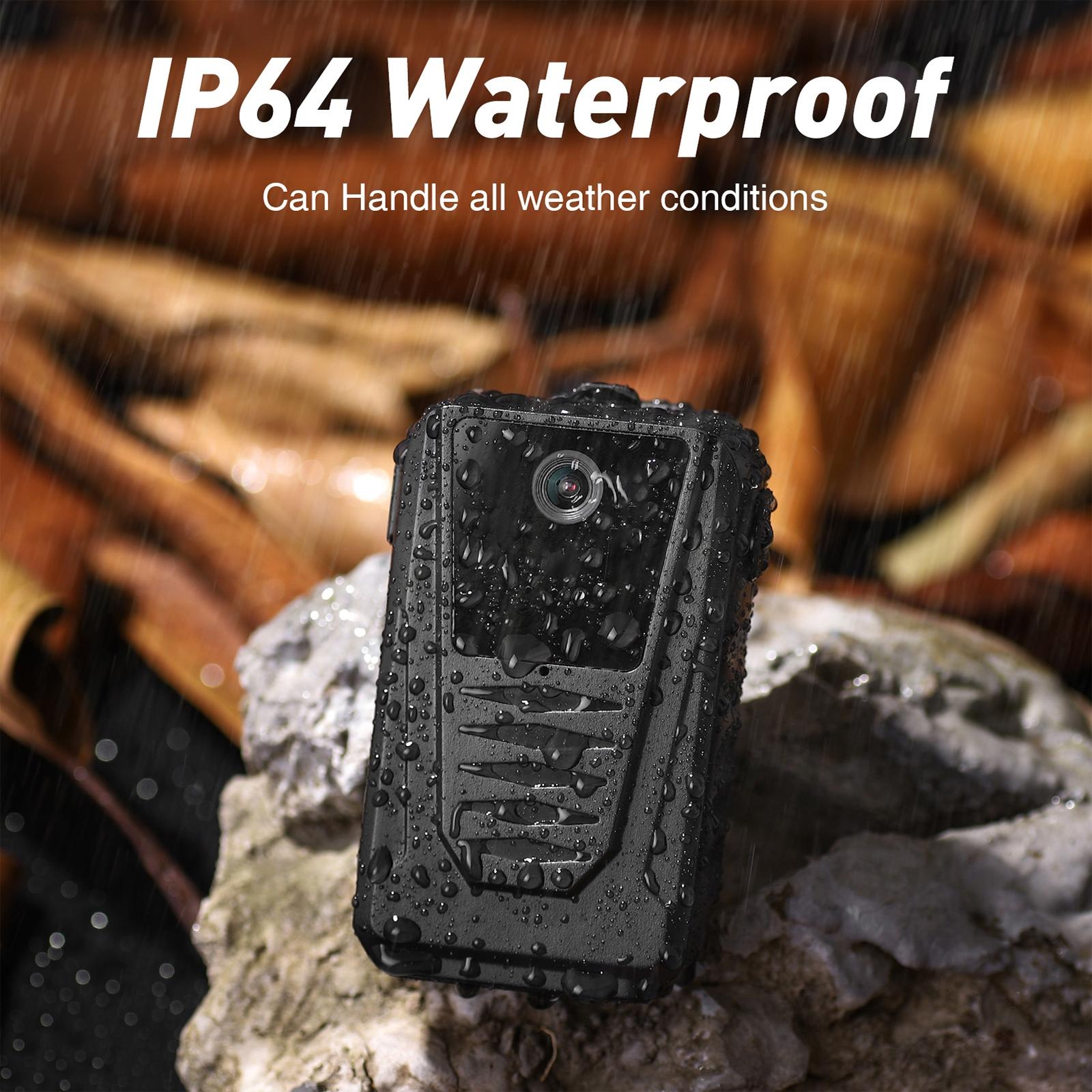 Portable Multifunctional Wearable Camera - 1080P Black