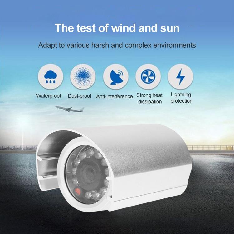 Waterproof Sony Ccd Video Camera With 6Mm Fixed Lens & Ir Distance Of 20M