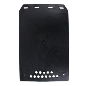 Premium Heavy Duty Molded Splash Front And Rear Mud Flaps Fender Guard Medium Size Random Pattern Delivery - Black