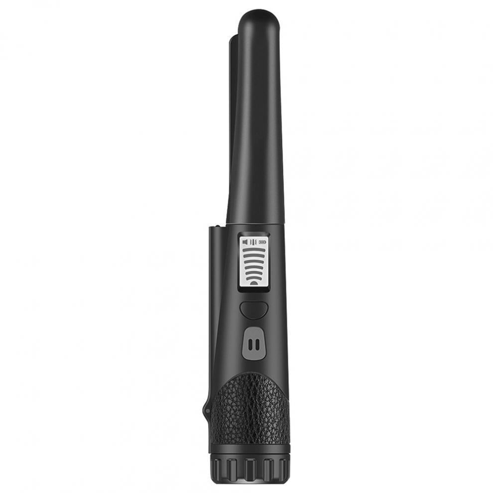 Lcd Display Gold Treasure Hunter with Flashlight - Handheld Metal Detector Black - Blue