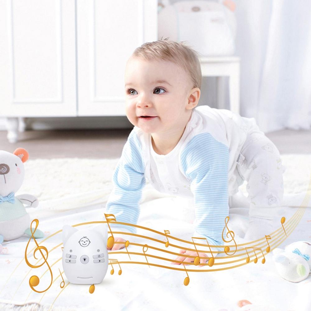 Wireless Baby Monitor With Voice Intercom And Night Light - Blue