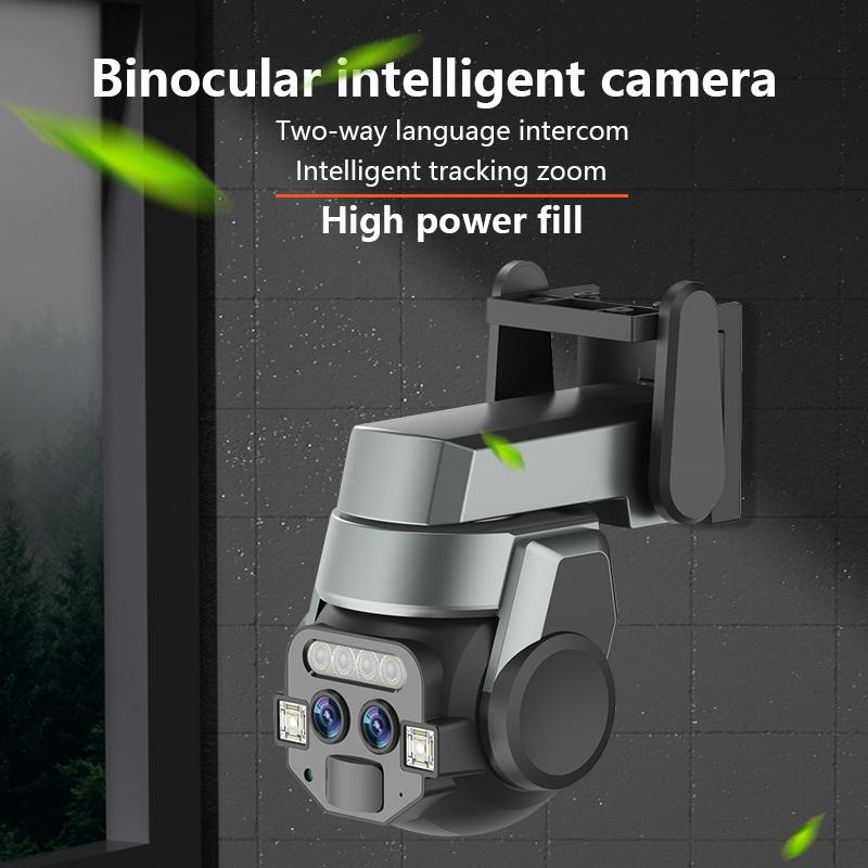 10X Binocular Zoom Dual Light Source Wifi Camera - Ip67 Waterproof For Outdoor Use