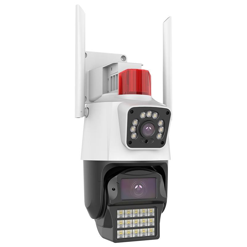Smart Dual Camera With Wifi Two-Way Voice Intercom & Humanoid Detection - 4Mp