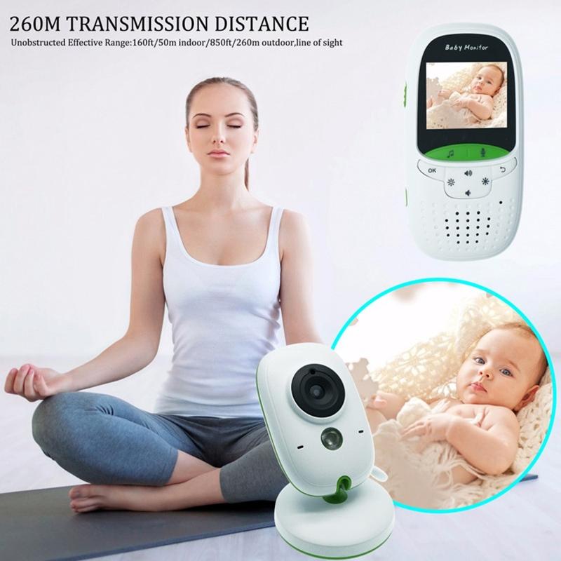 2.4 Wireless Baby Monitor With Lcd Night Vision & Two-Way Talk - Grey