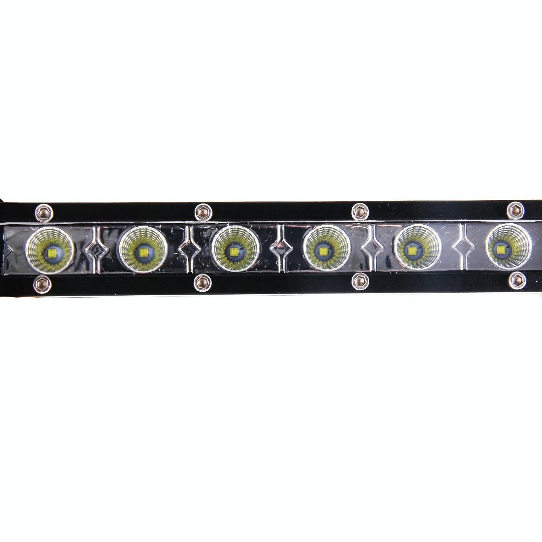 Dc 10 - 30V 18W 2300Lm 6500K Waterproof Vehicle Car Boat Marine 60 Degrees Adjustable External Work Flood Lights With 6 Intense Cree Led Lights White Light